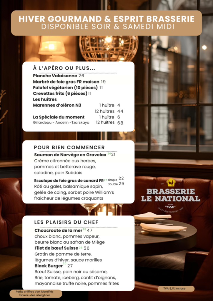 suggestions hiver 2025